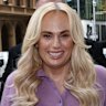 Rebel Wilson outside the Federal Court in Sydney on Friday and, right, FKA Twigs.