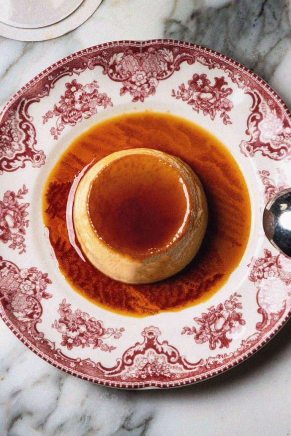Creme caramel.