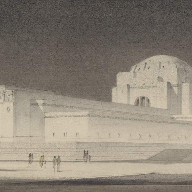 The final plans approved by the Parliamentary Works Committee in 1928.