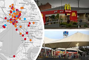 The exposure site list has crept back over 300 again.