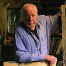 Jeffrey Smart photographed in his studio.