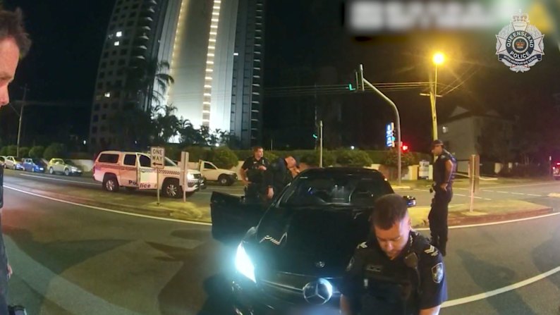 ‘Don’t do adult crime, mate’: Wild chase after car stolen with elderly dog inside