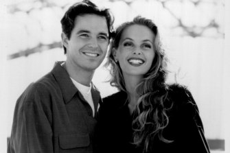 Alison and Cameron in 1995.
