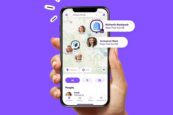 Life360 can track the location of a whole family’s phones and Tile trackers.