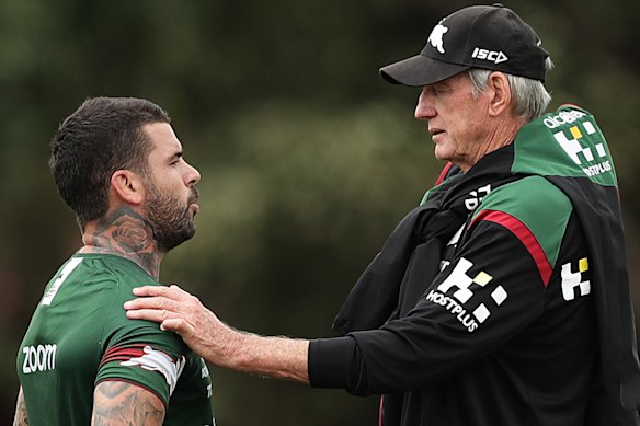 Little Master and Big Master ... Adam Reynolds and Wayne Bennett.