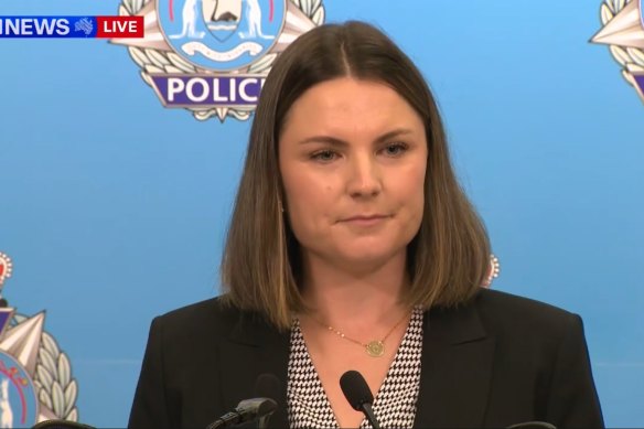 WA police officer Chloe White. 