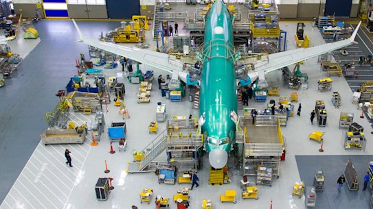 Boeing's Renton factory, where 737 MAX's are made. 