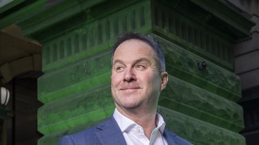 Chief executive of the City of Melbourne Justin Hanney. 