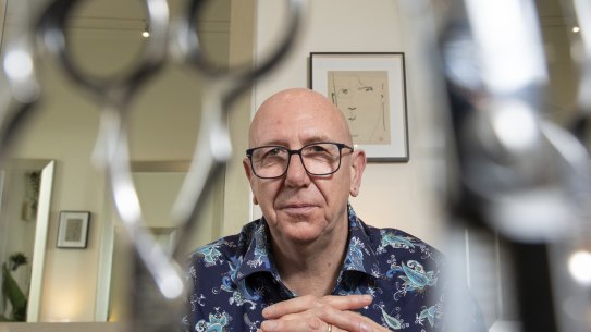 “The last thing I want to do is be like a doorman at a nightclub,” says hairdresser Colin Moxey.