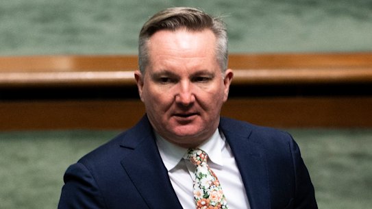 Climate Change and Energy Minister Chris Bowen. 