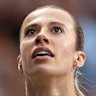 Bree Masters in action at the Paris Olympics.