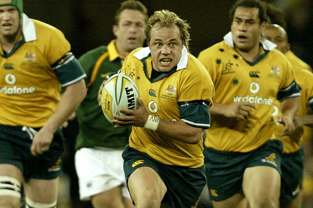 Waugh played 79 times for the Wallabies and was known for his uncompromising style of play.