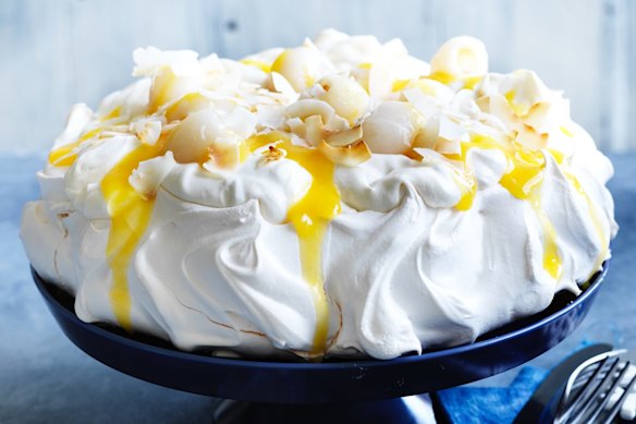 Adam Liaw's tropical pav screams summer.