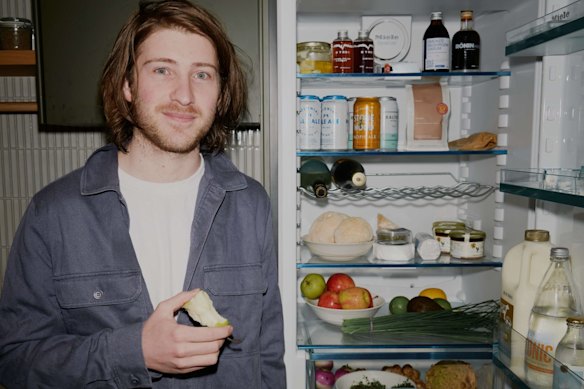Hugh Allen, chef at Vue de Monde, reveals the contents of his home fridge.