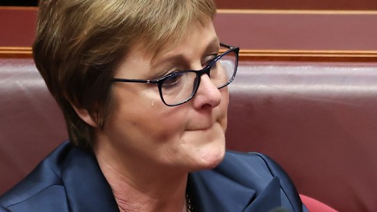 Defence Minister Linda Reynolds during Question Time.