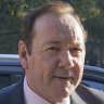 Kevin Spacey arrives at court last week for his civil trial in New York.