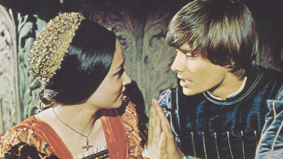 Some inappropriate social distancing from Zeffirelli's Romeo and Juliet.