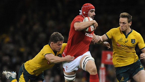 My bad: Michael Hooper (left) has accepted responsibility for some poor calls in the loss.