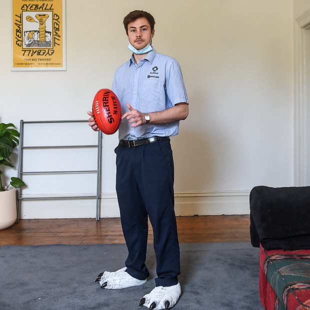 Tom works an orderly at The Alfred hospital as well as studying for a Bachelor of Commerce at Melbourne University.