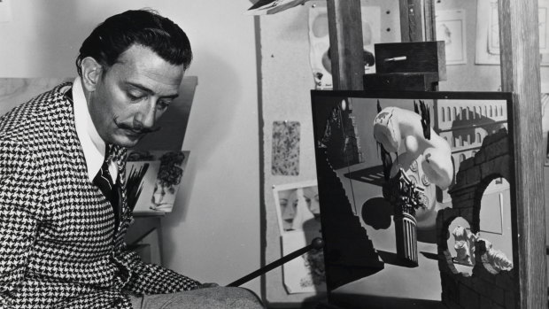 A still from the Disney film Destino showing Dali in 1946, around the time he painted the NGV's objet desire.