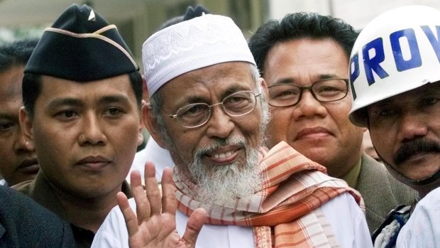 Firebrand cleric Abu Bakar Bashir, seen here in 2003, has been released from jail.