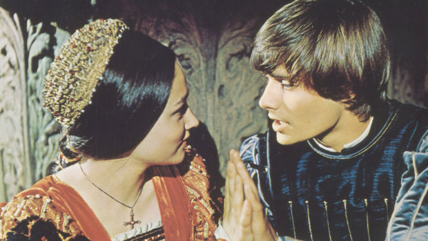 Some inappropriate social distancing from Zeffirelli's Romeo and Juliet.