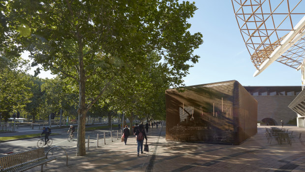 The new pavilion at Arts Centre Melbourne.