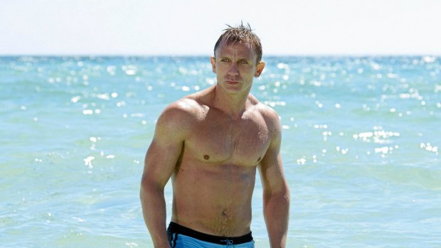 Actor Daniel Craig as James Bond in a scene from Casino Royale.