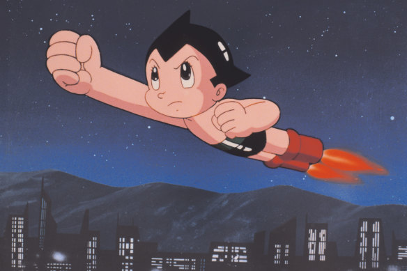Astro Boy as seen in the 1980s.