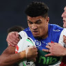 Newcastle Knights forward Kai Pearce-Paul.