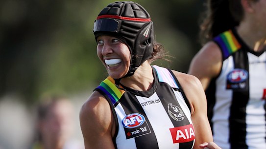 Collingwood’s AFLW team will share a flight with Carlton to Perth.