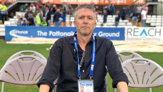 Cricket commentator Peter Lalor.