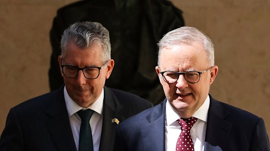 Anthony Albanese in Italy.