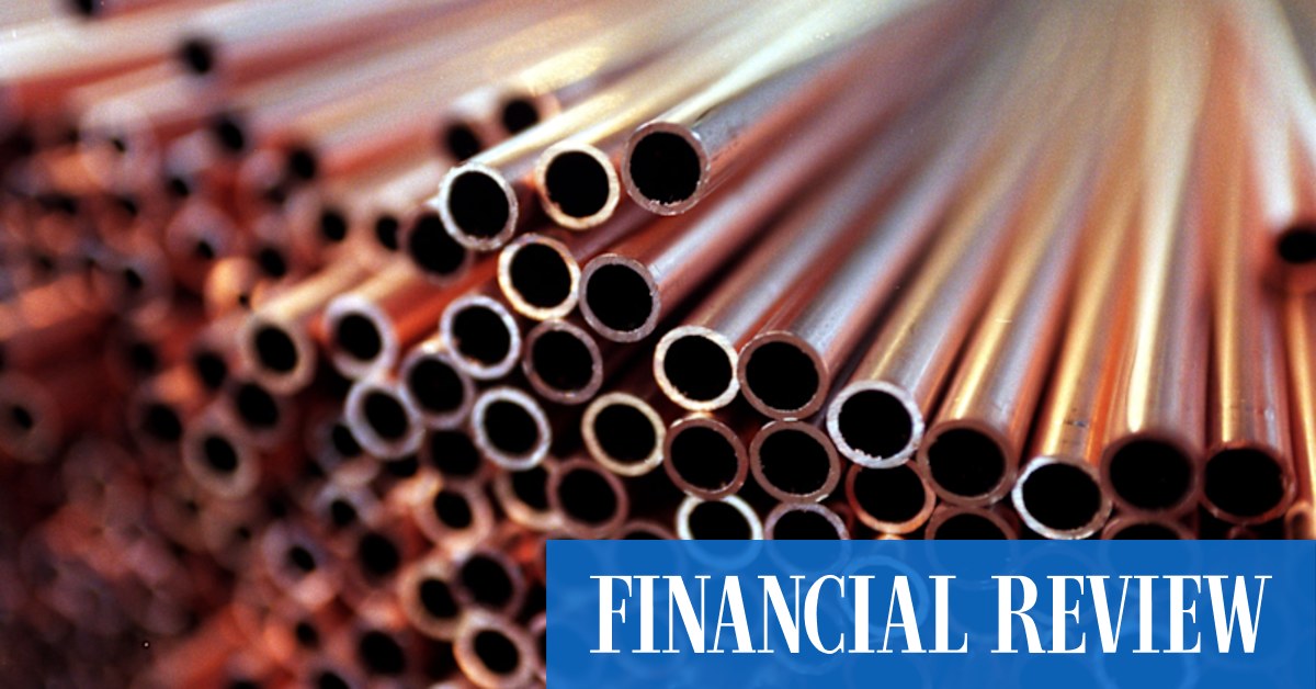 afr.com - Sarah Thompson, Kanika Sood, Angira Bharadwaj - Tribeca-backed Cyprium Metals hunts $82m in debt and equity