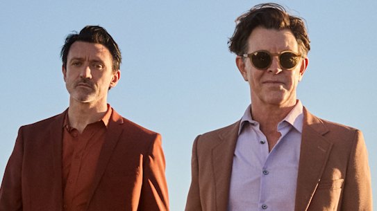 Something for Kate’s Paul Dempsey and Powderfinger’s Bernard Fanning have merged to form Fanning Dempsey National Park. 