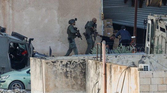 Israeli forces were conducting a raid in Jenin in the Israeli-occupied West Bank when the two men were killed..
