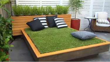 The idea for a grass bed has been described by the council as "great for social media". 