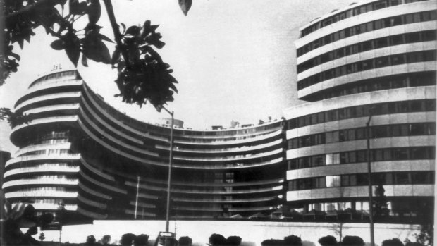 The Watergate complex, location of the Democratic National Committee (DNC) headquarters.