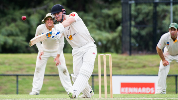 Ginninderra batsman Jarryd Hatton.