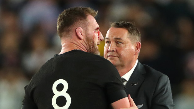 Kieran Read (left) and Steve Hansen will both be contesting their final matches for New Zealand on Friday.