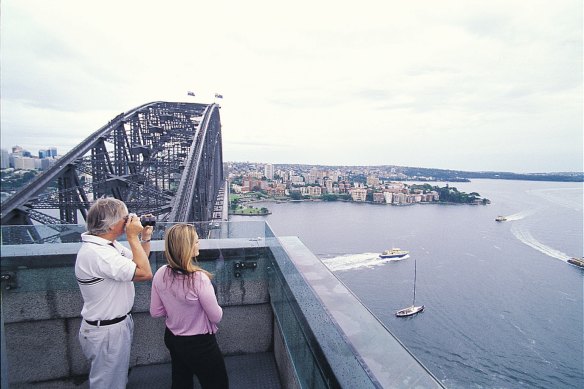 The Pylon Lookout may not be the BridgeClimb, but it’s a lot cheaper.