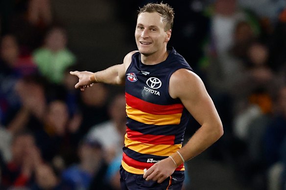 Jordan Dawson was yet again in imposing form for the Crows.