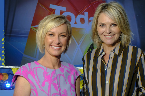 Deb Knight and Georgie Gardner.