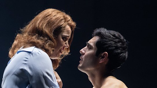 Contessa Treffone and Tai Hara star in Sydney Theatre Company’s On the Beach.