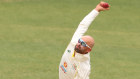 Nathan Lyon spun his side to a 164-run victory over the West Indies.