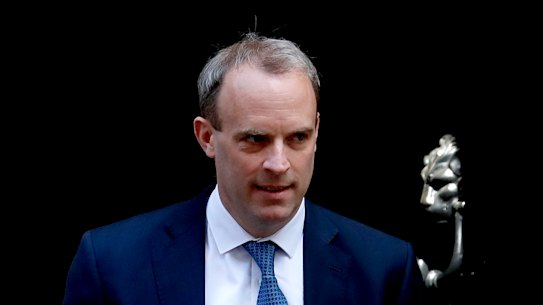 Scrapping the treaty: Britain's Foreign Secretary Dominic Raab.