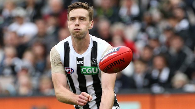 Rough and ready: Former Bulldog Jordan Roughead is learning new tricks with the Pies.