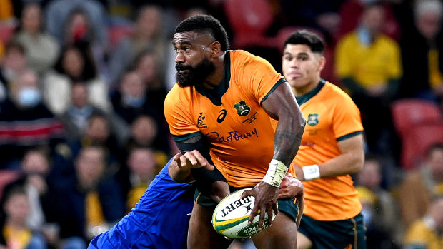 Marika Koroibete impressed again for the Wallabies on Wednesday night against France.