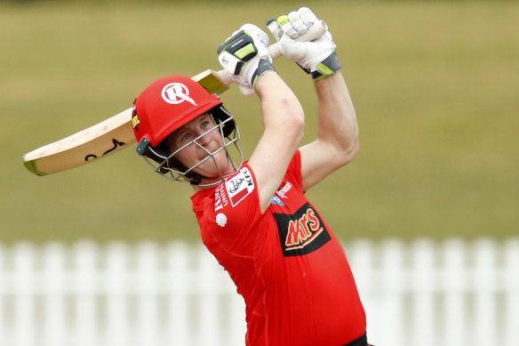 Sam Harper starred with the bat in a practice match earlier this week.