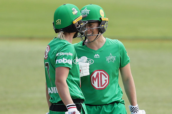 Stars skipper Meg Lanning and her vice captain Elyse Villani have steered the team to finals.